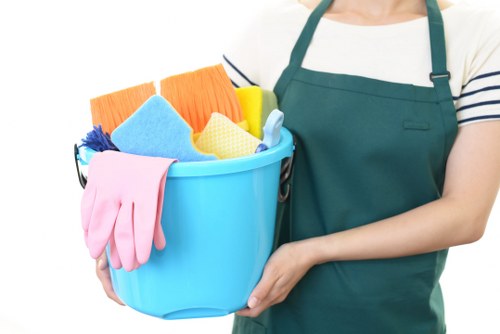 Professional upholstery cleaning on a fabric sofa in a living room