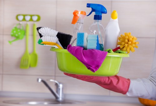 Regular cleaning in a bright and organized living space