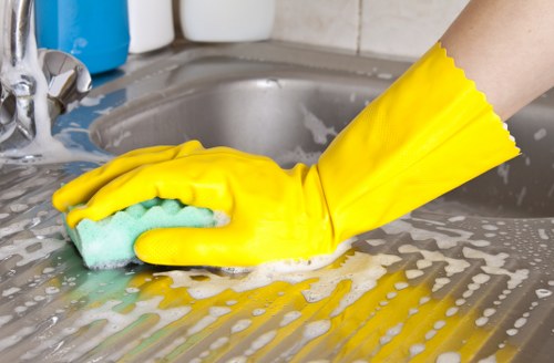 Pure water window cleaning service on a Surrey property
