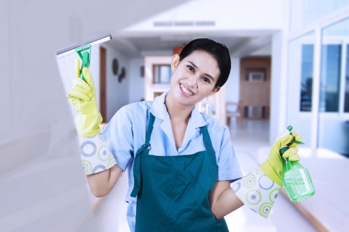 Dust removal during mattress cleaning process